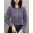 Plus Size - 1pc Elegant Lace Trim Long Sleeve Blouse for Women - Chic Round Neck, Non-Stretch Fabric, Floral Pattern, Perfect for Spring/Fall, Versatile Layering Piece, Spring Fashion Top | Floral Pattern Top | Nonstretch Material