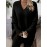 Women's Elegant V-Neck Batwing Sleeve Sweater, Soft Stretchy Long Sleeve Pullover Loose Fit, All-Season Layering Top for Casual & Formal Outfits, Versatile Clothing Comfortable Wear, Office Attire Stylish Knitwear, Plus Size