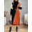 Plus Size, Women's Oversized High-Neck Sweater Dress - Casual Elegant Color Block (Olive Green/Black/White) A-Line Silhouette with Long Sleeves, Cozy Fall Winter & Spring Layering Dress for Plus Size Women, Hand Washable